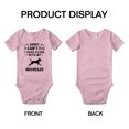 thumbnail image 3 of Sorry I Can't I Have Plans With My Boxweiler Love Pet Dog Cute Baby Jumpsuits (Pink, 12-18 Months), 3 of 5