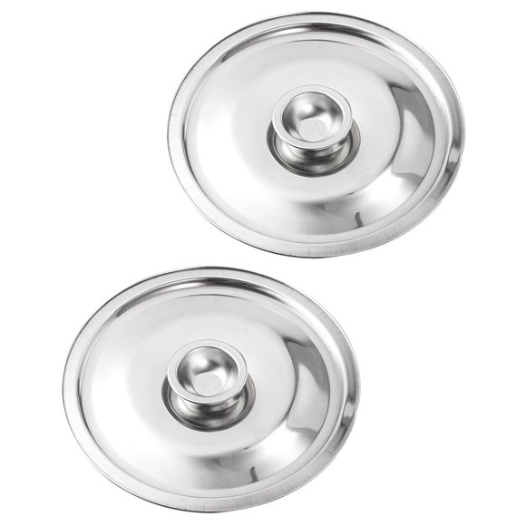 Houderco 2Ud Cubierta De Olla De Acero Inoxidable Para Cocción Rápida Y En Cocina