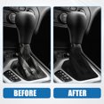thumbnail image 3 of Unique Bargains Car Shift Boot Cover Universal Gear Shift Knob Boot Dust Cover Suede Black, 3 of 7