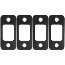 HEALEEP 4Pcs Door Lock Strike Plate Security Strike Plate for Deadbolt Upgrade