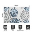 thumbnail image 5 of Purple Floral and Petal Pattern Door Rugs,Washable Non Slip Door Mats Indoor,Decorative Door Mats,Entry Mat Indoor for Entrance,Bedroom,Kitchen,Bathroom,20"x32", 5 of 6
