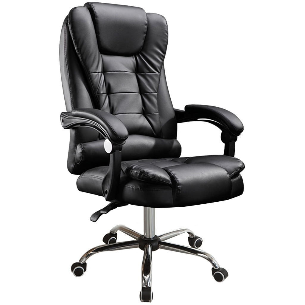 Office Chair Leather Desk Gaming Chair With Massage ...