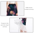 thumbnail image 2 of Jellyfish Chiffon Summer Beach Dress for Women with Polyester Straps, 2 of 6