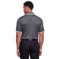 thumbnail image 2 of Devon & Jones DG20C Men's CrownLux Performance Plaited Tipped Polo-Graphite/ White-L, 2 of 3