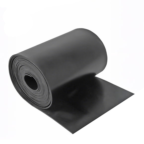 FixtureDisplays® EPDM ROLL Rubber 2MM (0.08", 5/65") Thick 8"x32' FEET Roofing Patch Sealing Cushion 11809