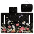 thumbnail image 5 of Whosucclay Dragonfly and Mushroom Pattern Golf Cart Accessories, 4 Convenient Pockets Towel Blanket for 2-Person Carts Club Car Yamaha Sweat Absorption, 5 of 9