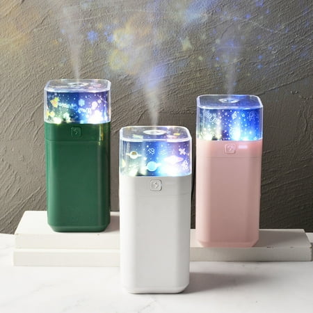 

Ovzne Star Projection Humidifier Portable Household Room Mini Night Light Atomizer