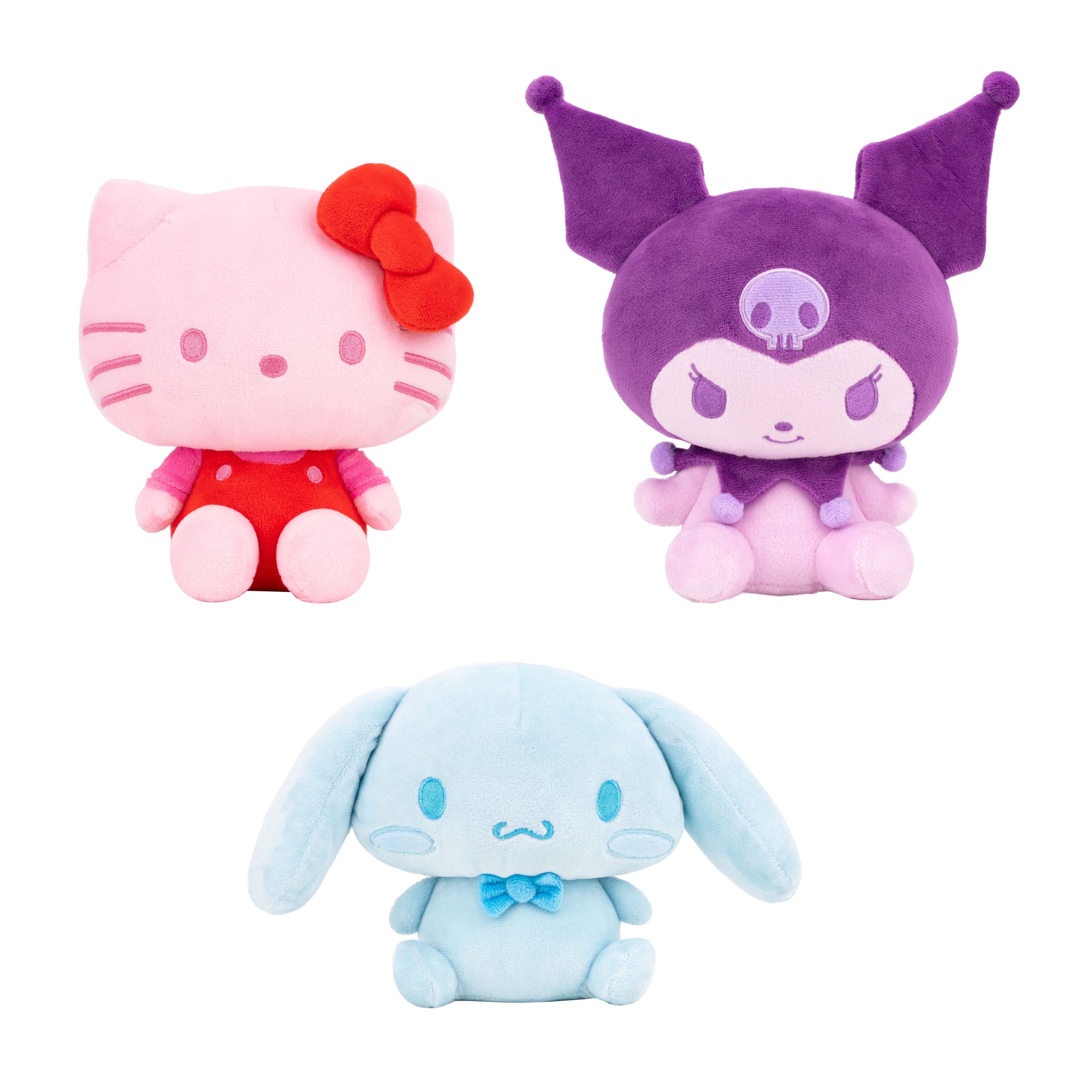 Hello Kitty® and Friends - 8 inch Hello Kitty®, Cinnamoroll™, & Kuromi™ Plush 3 Pack