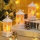 thumbnail image 2 of Lámpara de viento con vela de llama navideña, decoración de Papá Noel, adornos de escritorio luminosos LED, candelabro, 2 of 4
