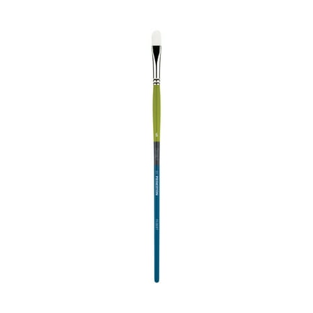 UPC: 0757063980106 | Princeton Brush Snap Long Handle White Synthetic Taklon Brush  Filbert  6