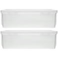 thumbnail image 3 of MIANGASTORE 2pcs Bread Container Bread Storage Bin Bread Box Bread Loaf Keeper Box Airtight Holder for Kitchen, 3 of 7