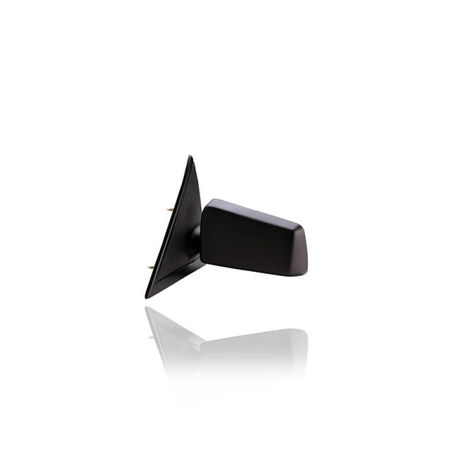 Door Mirror - Compatible/Replacement for '94-03 Chevrolet S10/GMC Sonoma - Black Square, Manual, Standard-Type, Textured - Left Hand - Driver - 15977933