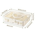 thumbnail image 3 of Boovnll Bento Box with Lid， Stackable Leak-Proof for Bento Box Adult Kids Dishwasher Safe, Drop-Proof, Portable, Work Sports Camping Potlucks Bento Box for Kids Adult, 3 of 6