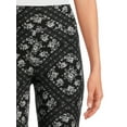 thumbnail image 4 of No Boundaries Juniors Print Flare Pants, 32" Inseam, Sizes XS-XXXL, 4 of 5