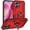 Red, variant on MYKOMI for iPhone 16 Case with Stand,Full Body Military Grade Shockproof Dual Layer Shell Heavy Duty Rugged Protection Phone Cover for iPhone 16 6.1 inch