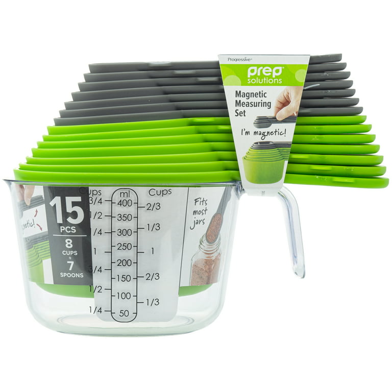 Adjustable Measuring Cups Magnetic bottom Kitchen Plastic Sc