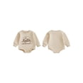thumbnail image 2 of BemeyourBBs Baby Boy Girl Thanksgiving Romper Letter Print Long Sleeve Jumpsuit, 2 of 9