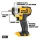 thumbnail image 2 of Llave de impacto inalámbrica DEWALT 20V MAX* 3/8 pulgadas DCF883M2, 2 of 8