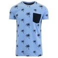 thumbnail image 2 of Mens Short Sleeve Crew Neck Printed T-Shirts With Chest Pocket, 2 of 7