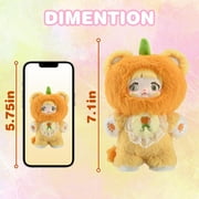 Nommi Plush Blind Box, Kawaii Nommi Cute Fruit Series Stuffed Blind Box Doll 1PC, Kawaii Mystery Nommi Blind Boxes Plush Toys Collectible for Xmas Birthday Gift (1 of 7 Possible Styles)