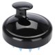 thumbnail image 3 of Cepillo masajeador de cuero cabelludo de silicona negra para el cabello y el cuero cabelludo, ideal para la ducha, para un masaje suave y un cuidado óptimo., 3 of 5