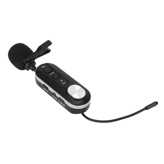 Micrófono con clip, micrófono Lavalier Mini micrófono inalámbrico para entrevistas UHF Mini micrófono Lavalier Solución innovadora