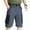 Gray, variant on Knee Length Shorts Men Cargo Khaki Stretch Solid 9 Inch Vacation Black Mens Shorts L