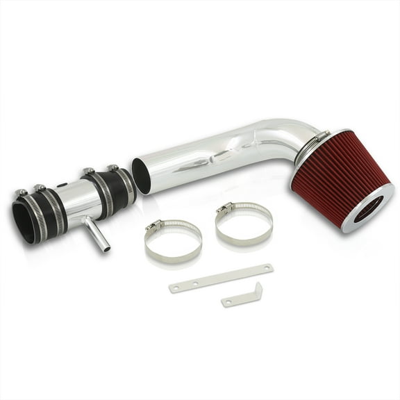 AJP Distributors Cold Air Short Ram Intake CAI SRI JDM Induction System Polish Aluminum Pipe   Filter Compatible/Replacement For Nissan Maxima A32 VQ30DE 3.0 V6 1995 1996 1997 1998 1999 95 96 97 98 99