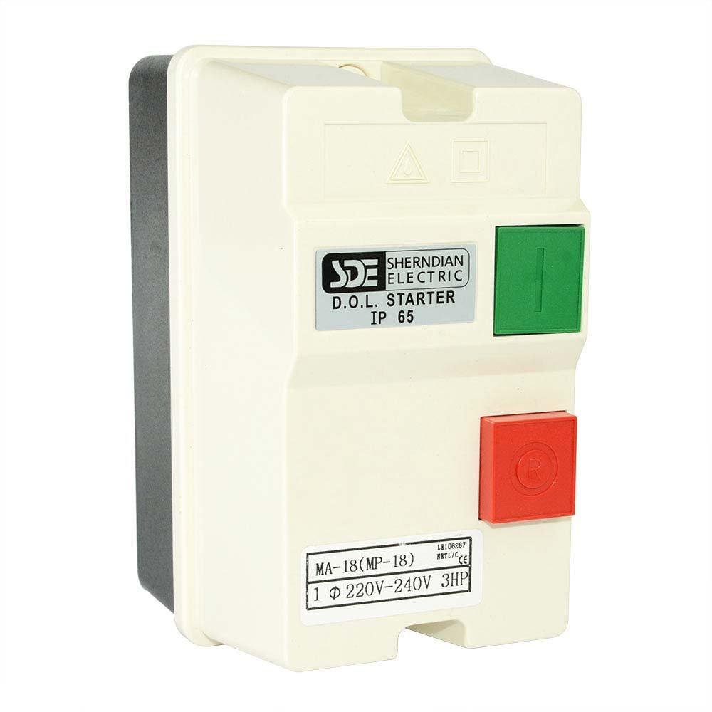 Single 1Phase, 220240Volt, 3HP Starter Control Switch