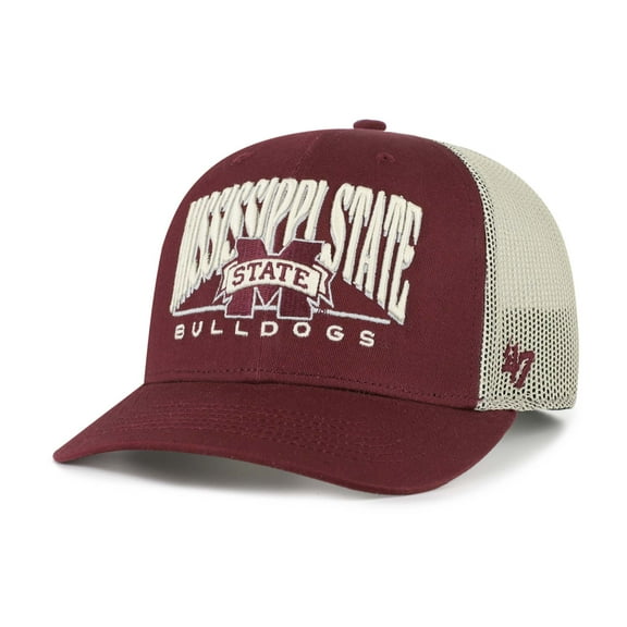 Men's '47 Maroon Mississippi State Bulldogs Arid Adjustable Trucker Hat