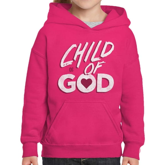 Child of God Christian Faith Bible Kids Hoodie Sweatshirt Girls Teen Brisco Brands S