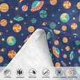 thumbnail image 3 of Space Astronaut Throw Blanket Soft Plush Flannel Blanket for Baby Girls Boys Space Themed Bedroom Decor Blankets for Couch, Sofa 40"x50", 3 of 9