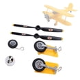 thumbnail image 3 of Piezas de RepUesto de Avión RC, Ruedas de Tren de Aterrizaje de Avión de Metal de PlásTiCo Relas Proncticas Con Capítulo, 3 of 7
