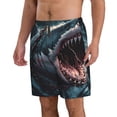 thumbnail image 2 of Fotbe Wave Chain Shark Trajes de Baño Estampados para Hombre, Shorts de Verano de Secado Rápido, Ropa de Playa, Bañadores-XX-Large, 2 of 6