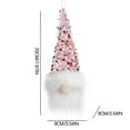thumbnail image 3 of kladzum Christmas Gnomes Christmas Decorations New Knitting Sequin Fabric Art Faceless Old Man Luminous Doll Christmas Decoration Luminous Ornament Old Man, 3 of 7