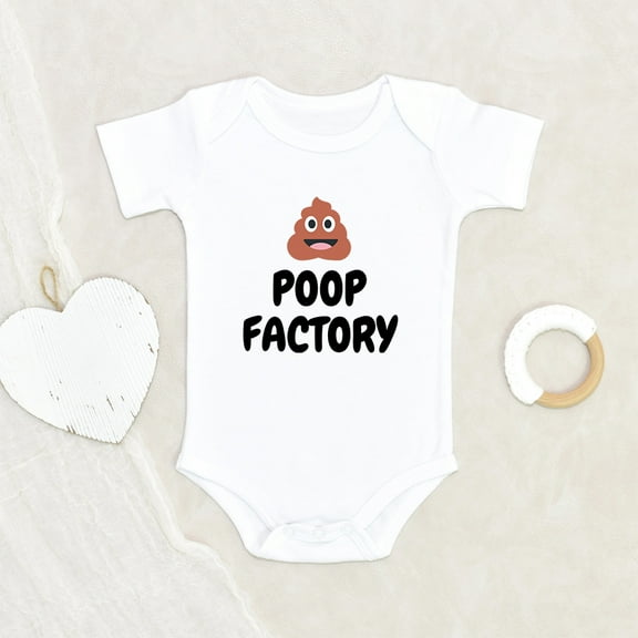 Newbabywishes - Cute Poop Factory Baby Clothes for Boys and Girls - Newborn Baby Clothes