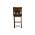 thumbnail image 2 of Pemberly Row Contemporary Solid Wood Counter Table w/ 2 Chairs in Brown, 2 of 13