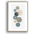 thumbnail image 3 of IDEA4WALL Framed Canvas Prints Wall Art Striped, Spiral & Dotted Circle Variety Geometric Shapes for Living Room, Bedroom, Office Ready to Hang - 16x24 inches, 3 of 4