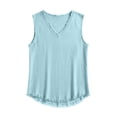 thumbnail image 7 of Mens Big & Tall Linen Tank Tops Plus Size Summer Ripped Shirts for Men Casual Lightweight Sleeveless V Neck Summer Beach Vests S-4X, 7 of 7