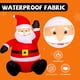 thumbnail image 4 of Papá Noel inflable navideño de 1,2 m con luz LED para exteriores COMIN, 4 of 6