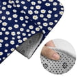 thumbnail image 5 of Xecao Daisies Flowers 2-Piece Vintage Seamless Anti-Skid Mat Set, featuring a stylish pattern for a safe and elegant toilet rug experience, 5 of 6
