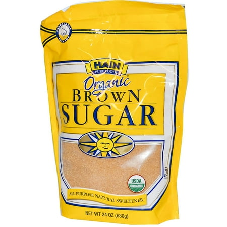 Hain Pure Foods Organic Light Brown Sugar, 24 Oz