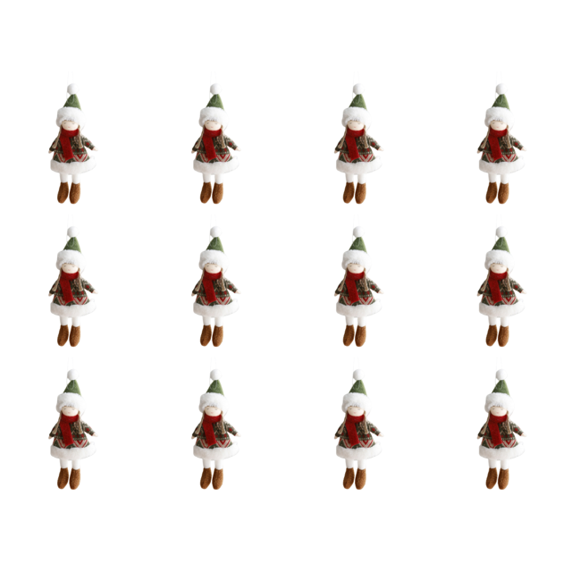 Adorno Muñeca para Navidad Hecho A Mano Del (niña)