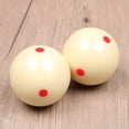 thumbnail image 3 of CAROOTU Cue Ball with 6 Red Dots Standard Pool-billiard White Cue Training Ball, 3 of 5