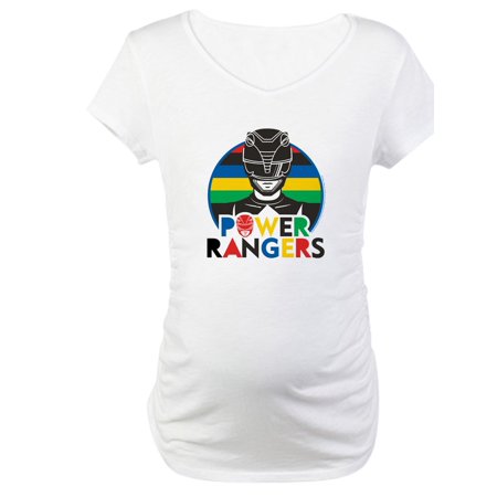 

CafePress - Power Rangers Black Rang Women s Maternity T Shirt - Cotton Maternity T-shirt Cute & Funny Pregnancy Tee