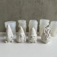 thumbnail image 4 of Molde de silicona para vela de aromaterapia enano sin rostro, molde colgante de yeso para anciano sin rostro, fabricación de velas, molde de silicona, 4 of 4
