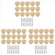 thumbnail image 1 of 45 Pomos de Madera para Cajones, Pomos para Muebles, Pomos de Madera para Armarios y Cajones, Pomos Redondos de Madera, 1 of 5