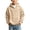 Beige, variant on Iyufng Quarter Zip Hoodies for Boys Waffle Texture Ribbed Cuff & Hem Relaxed Fit Daily School Long Sleeve Pullover Sweatshirt