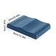 thumbnail image 3 of Cojín de asiento de espuma viscoelástica | Almohadilla ergonómica de confort con agarres antideslizantes y correas ajustables | Funda suave de poliéster | 13,39×9,45×1,97 pulgadas | Azul verde, 3 of 6