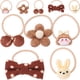thumbnail image 1 of 5 pares de coleteros elásticos para el pelo, gomas para el pelo, coleteros, accesorios para el pelo para niñas, 1 of 5